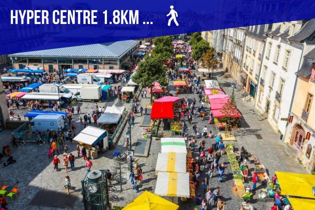 Auteuil • 4 Chambres • Wifi • Metro A 400M 雷恩 外观 照片